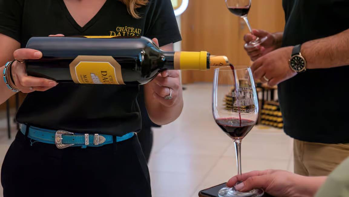Margaux red wine tsting in Bordeaux