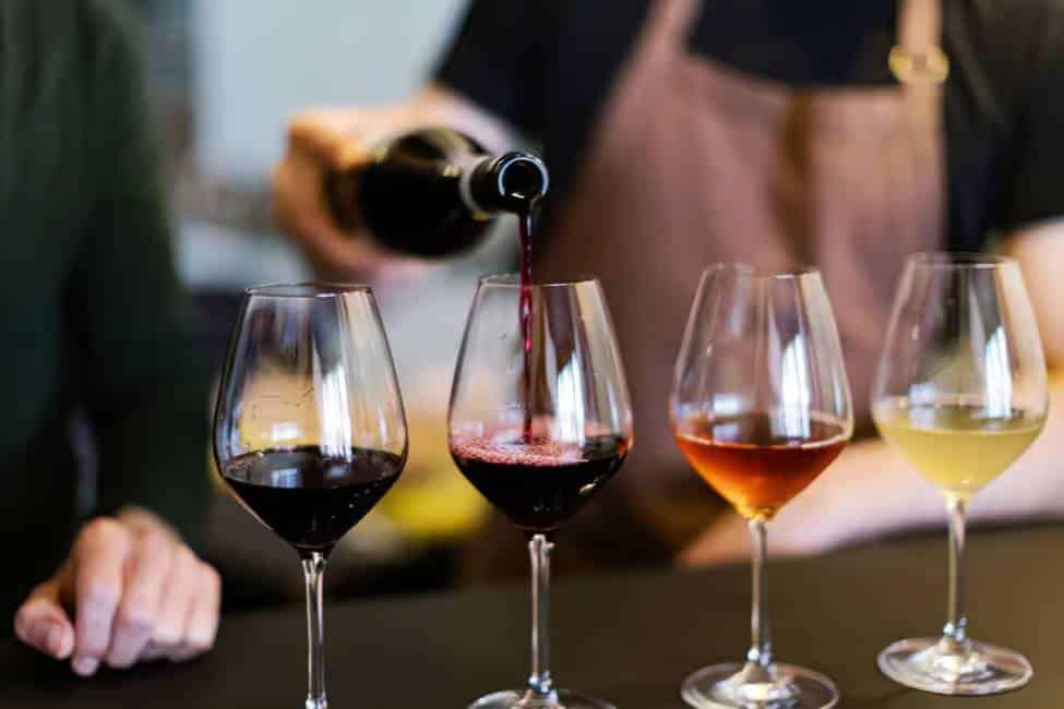 Wine tasting of kefalonian wines with sommelier