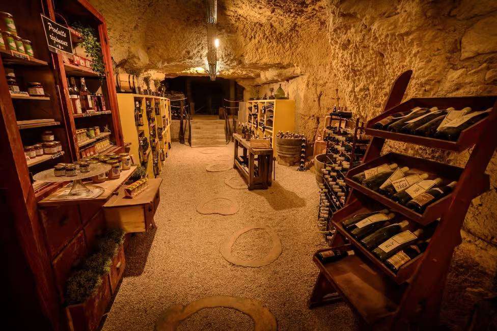 Caves Ambacia old cellars visit in Loire